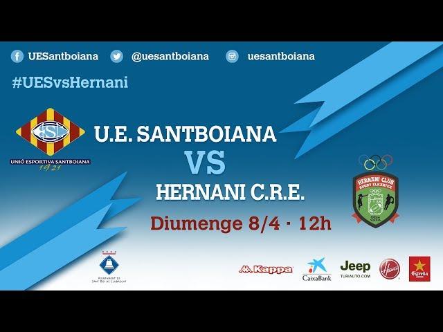 UE Santboiana - Hernani C.R.E. (Jornada 20 Divisió Honor)