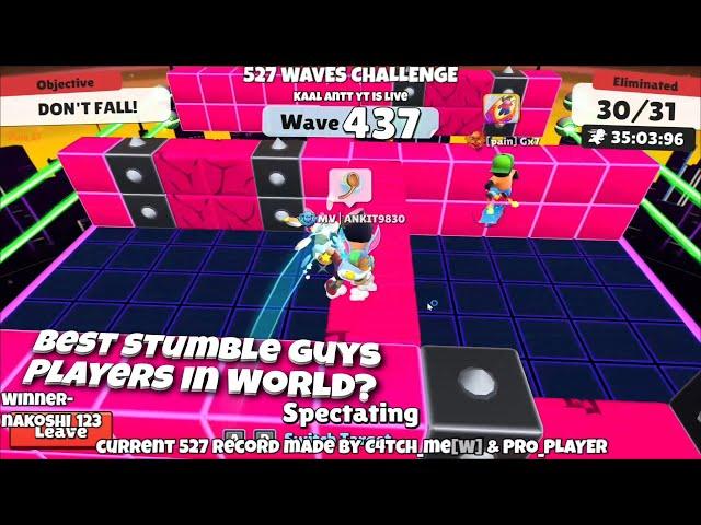 best stumble guys player in the world? block dash endless world record