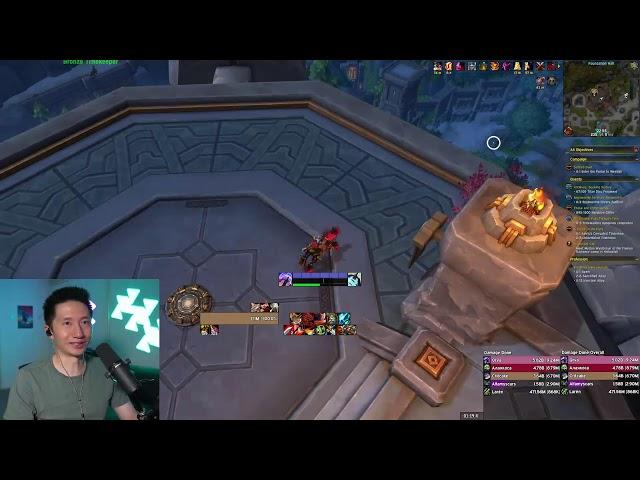 High M+ with the team! 3726io DPS Warrior (No corruptions yet, EU reset is tomorrow)