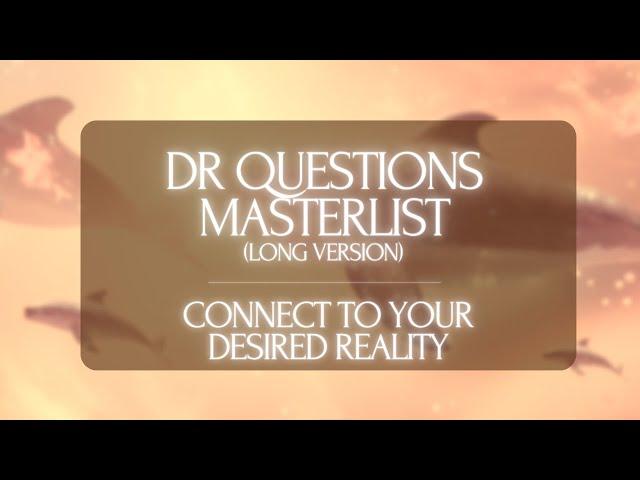 3H+ LOOPED DR QUESTIONS MASTERLIST |Sleep and connect to your desired reality