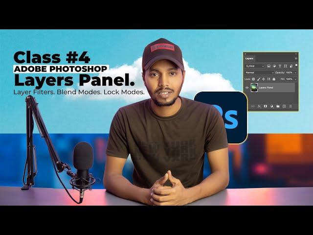 Layers Panel In Photoshop | Class 4 | Beginner To Advanced Full Course in Hindi