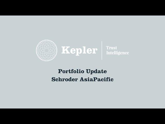 Portfolio Update: Schroder AsiaPacific