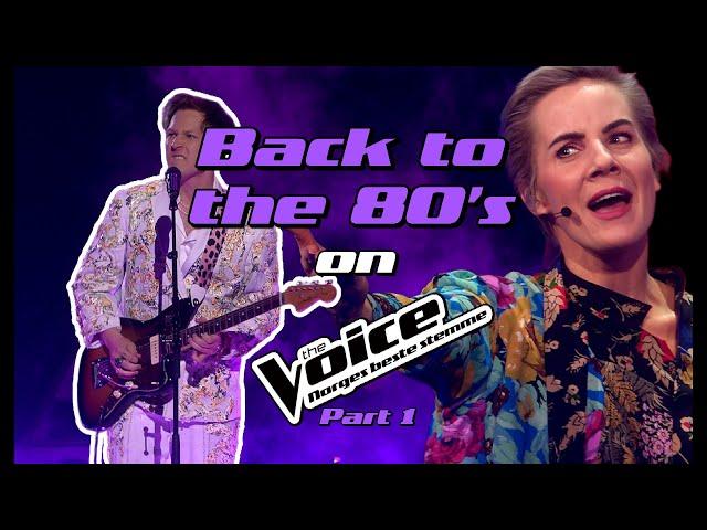 Taking you BACK TO THE 80s' on The Voice Norway | seasons 6-9 | Compilation