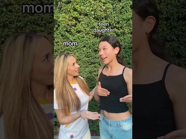 Mom vs teen daughter