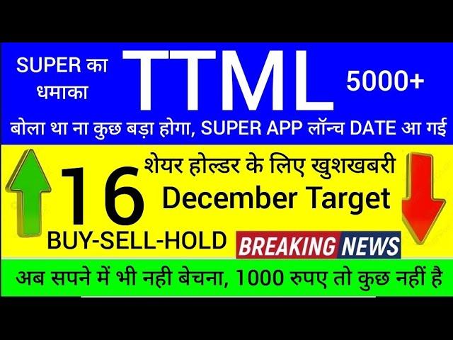 TTML Share Latest News Today | TTML Stock News Today | TTML Share Analysis | 