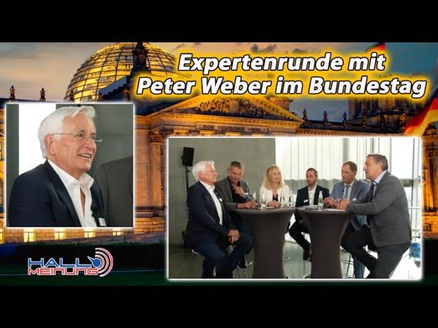 Expertenrunde mit Peter Weber im Bundestag