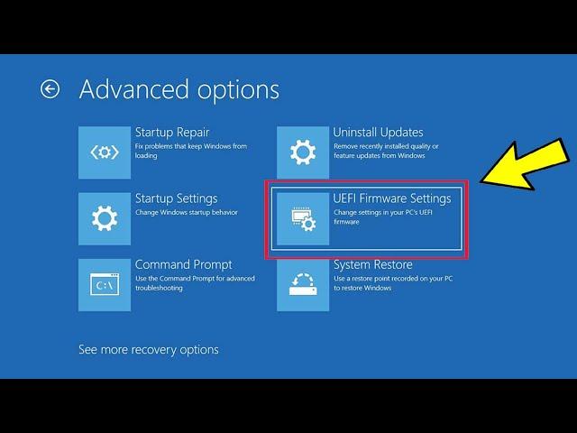 Fix UEFI Firmware Settings missing in Windows 11/10/8/7 | How To Solve uefi Option Not Found