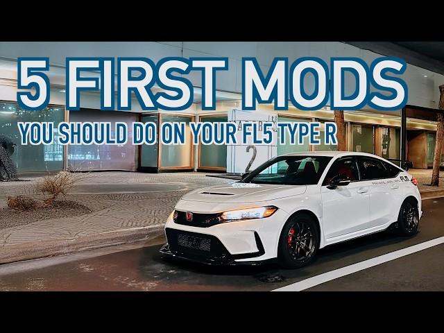 The FIRST 5 MODS You Should Do To Your FL5 Civic Type-R! (Budget)