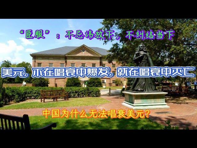 美元，“不在唱衰中爆发，就在唱衰中灭亡”（二）：中国为什么竭尽全力却仍然无法唱衰美元？