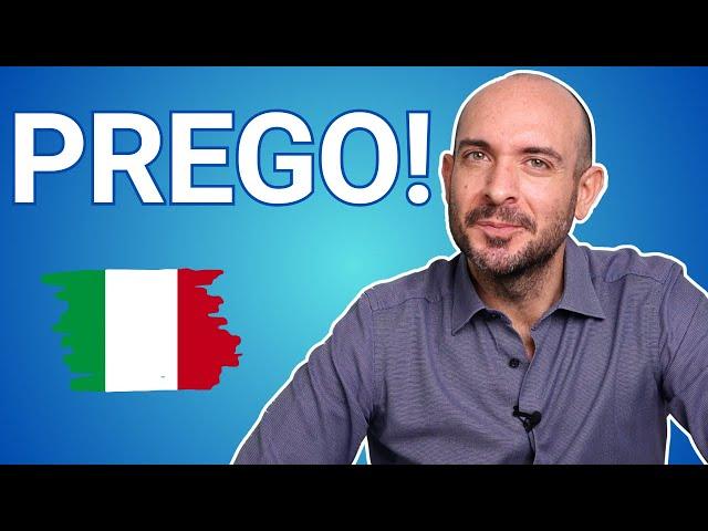 3 ways to use PREGO in Italian | Learn Italian with Francesco