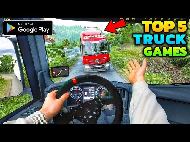 Top 5 Best Truck Simulator Games for Android 2025 l Realistic Truck Driving Games on Android