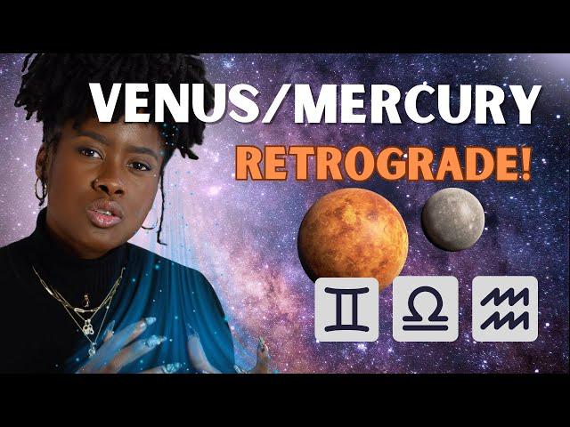 Venus/Mercury Retrograde return of karmic energy: Air Signs #astrology #Gemini #Libra #Aquarius