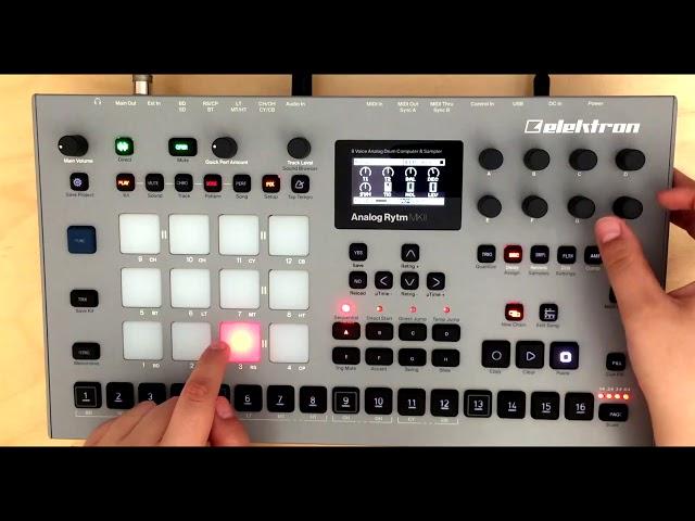 Analog RYTM MK2 Sampling