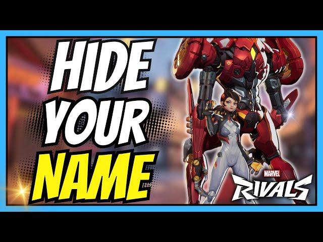 How to Hide Your Name in Marvel Rivals | Easy Guide