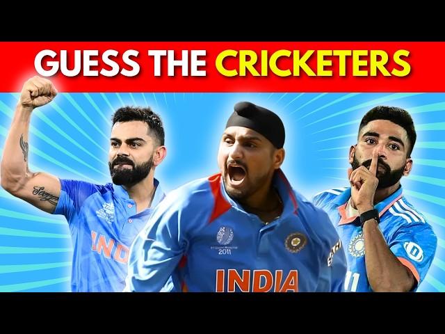 Guess The INDIAN Cricketer By Picture  Cricket Quiz 