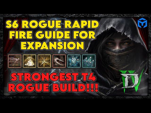 NEW! Rogue Physical Rapid Fire build guide for Diablo 4 Season 6 Vessel of Hatred. Best Pit build!