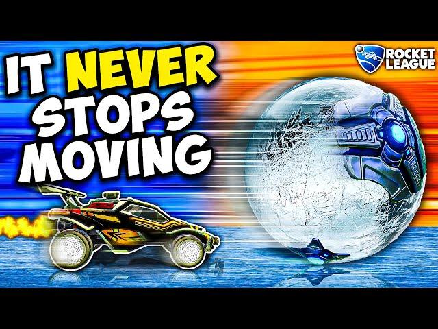 I made it so the ball NEVER STOPS MOVING... here's what happened