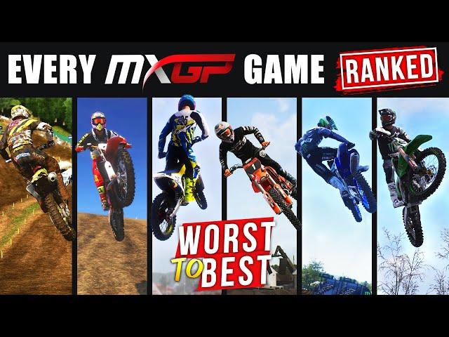 Every MXGP Game Ranked From Worst To Best