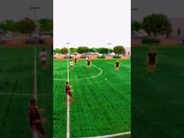 Football lesson: always a crisp pass  #shorts #football #soccer