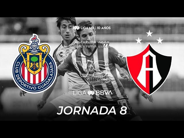 Resumen y Goles | Chivas vs Atlas | Liga BBVA MX | Apertura 2022 - Jornada 8