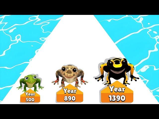 Frog Feed Run Max Level (Level Up Frog) Gameplay Frog