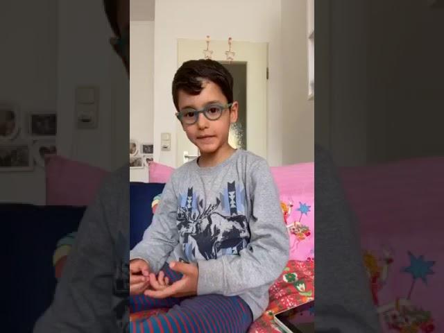 San thanking dad