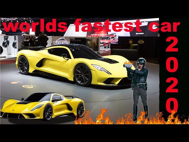 worlds fastest production road car 2020 top speed in km/h