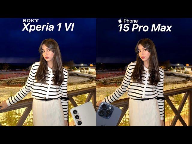 Sony Xperia 1 VI VS iPhone 15 Pro Max Camera Test Comparison