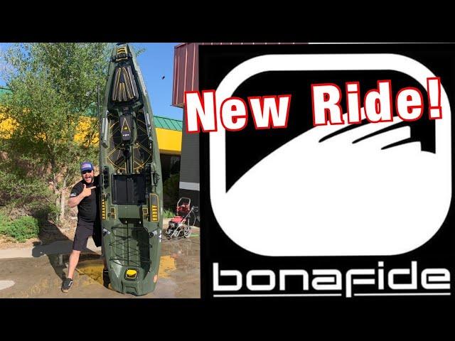 Kayak bass fishing + BONAFIDE SS107 BK-25 introduction