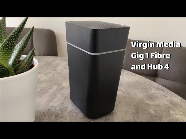 Virgin Media's Gig1 Fibre Internet & Hub 4 - unboxing, review and speed tests