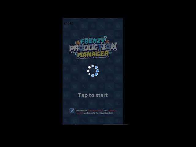 Frenzy Production Manager - My first few minutes in game