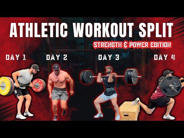FULL LENGTH 7 day Athletic workout split | STRENGTH & POWER