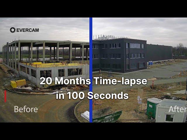 Warehouse & Office Space Time-lapse: Watch Park22 Building Rise in Budapest