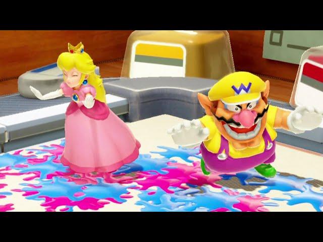 Mario Party Superstars Minigames 3 Players - Donkey Kong vs Luigi vs Peach vs Wario