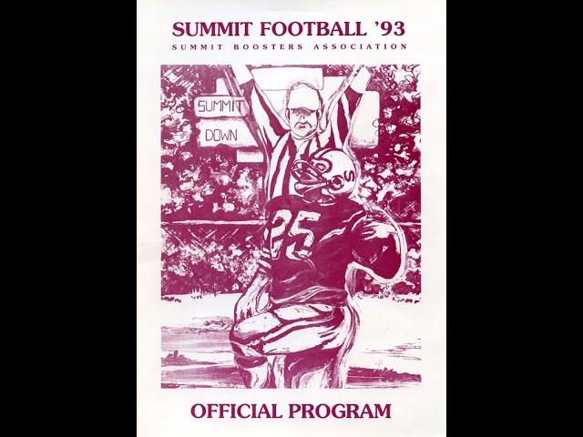 Summit vs Mendham NJ Football 1993 Championship Game  Documentary