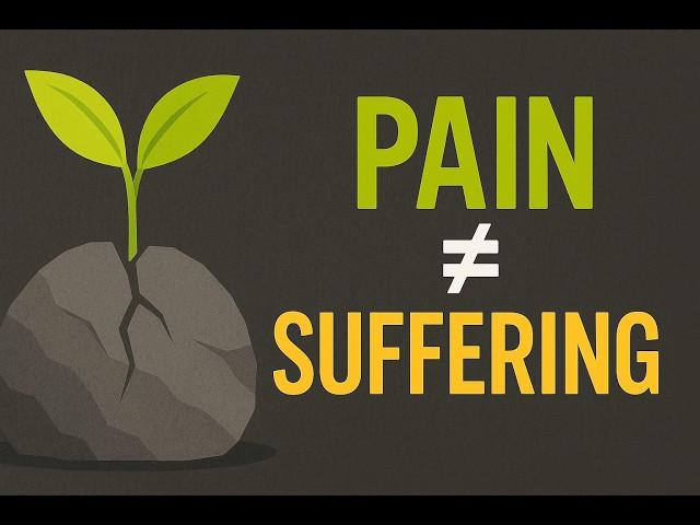 Not Every Pain Needs to Be Suffering: A Stoic Reframe for Growth