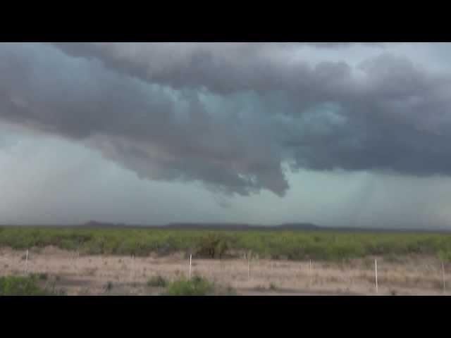 Ozthunder USA 2013 - Outflow dominated storm - Big Lake, TX - 14th May 2013