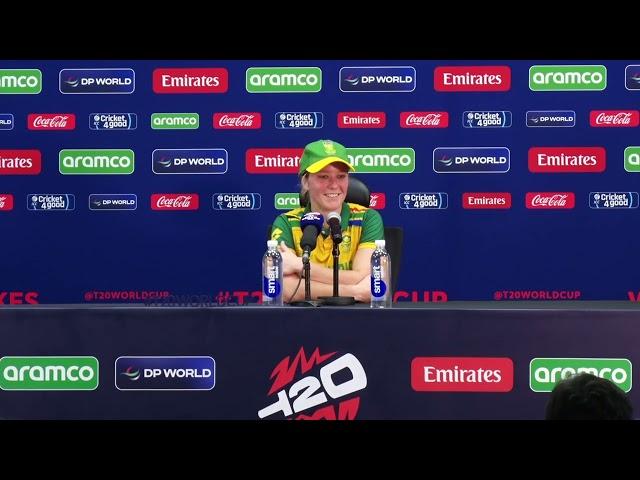 Anneke Bosch after helping South Africa reach the T20 World Cup final