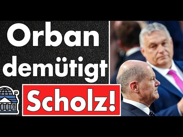 Scholz wird gedemütigt in Ungarn von den EU-Chefs & eine neue Umfrage zum Kanzlerkandidat der SPD!