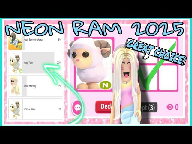 Trading NEON RAM in Adopt Me! You VOTED, I TRADED!!  Communities Top Pick!