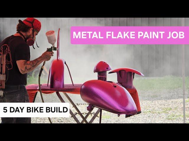 DAY 3: Paint Day Chaos  Colton’s Paints Fuchsia Pink Metal Flake to Match his Girlfriends BMW! 