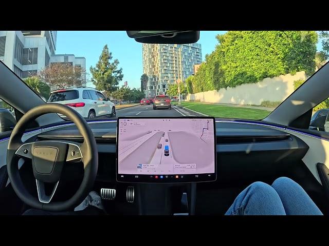 Raw 1x: Tesla FSD 12.5.4 Takes Me to Whole Foods