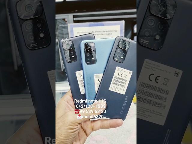 telefon narxlari Redmi note 11S  6+2/128=123$ #2023shorts ️99 539 63 20