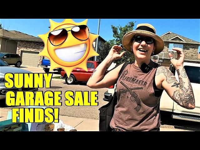 Ep601:  GARAGE SALE THRIFT FINDS!    INSANE deals on Designer Items and old vintage decor!!!