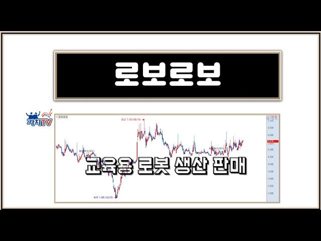 로보로보 (가치TV 황철중 대표 3월 16일 실시간 종목공부)
