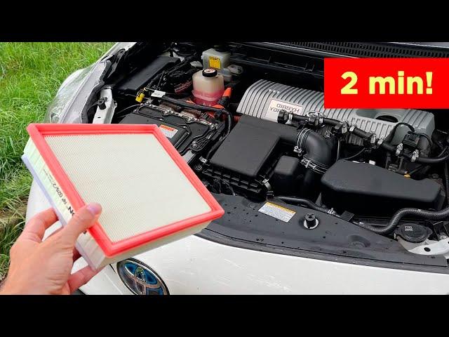 How To Replace Your Toyota Engine Air Filter | Corolla, Yaris, Auris, RAV4, C-HR, Prius replacement