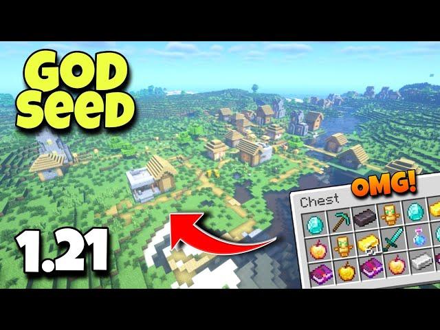 (God Seed) For Minecraft 1.21 Java Edition | Seed Minecraft 1.21 | Minecraft Seeds