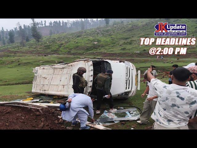 JKupdate Top Headlines @ 2 PM 16 JUNE 2025