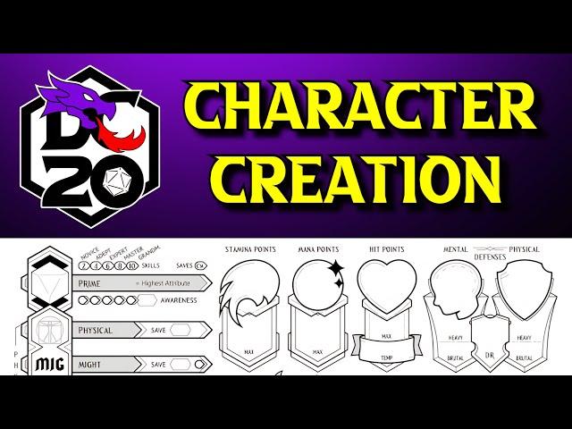 DC20 Character Creation Guide Complete Tutorial