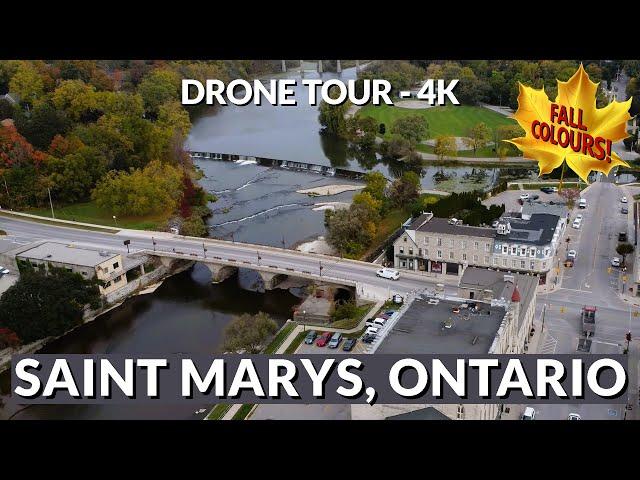  Discover the Beauty of Saint Marys, Ontario | 4K Drone Journey! 